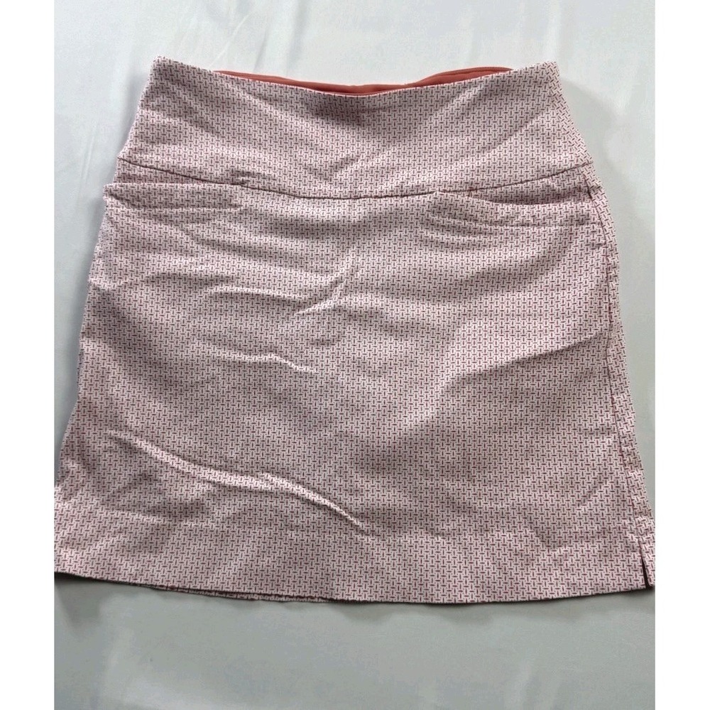 SC & Co Pull On Women Skort Skirt Shorts XS Red Stretch‎ Pockets 6" Inseam Golf